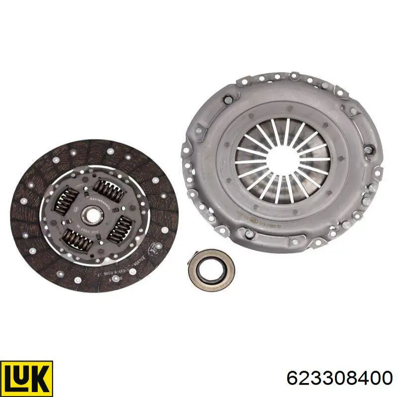 Do koszyka 623308400 LUK Zestaw sprzęgła (3 części)