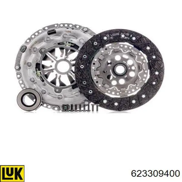 Do koszyka 623309400 LUK Zestaw sprzęgła (3 części)