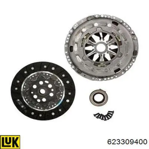 Do koszyka 623309400 LUK Zestaw sprzęgła (3 części)