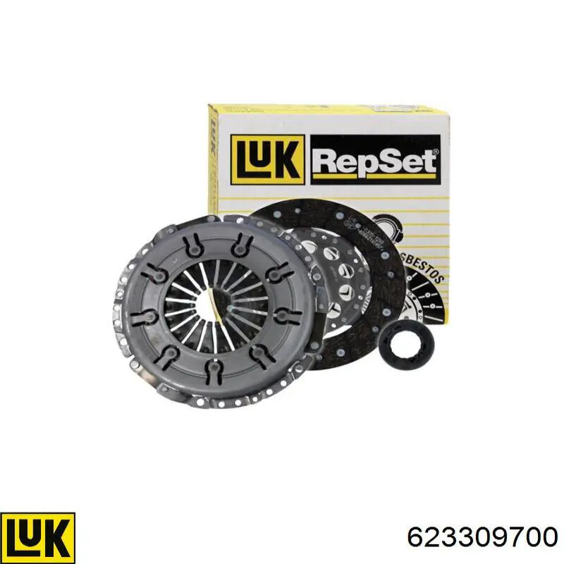 Zestaw sprzęgła (3 części) 623309700 LUK