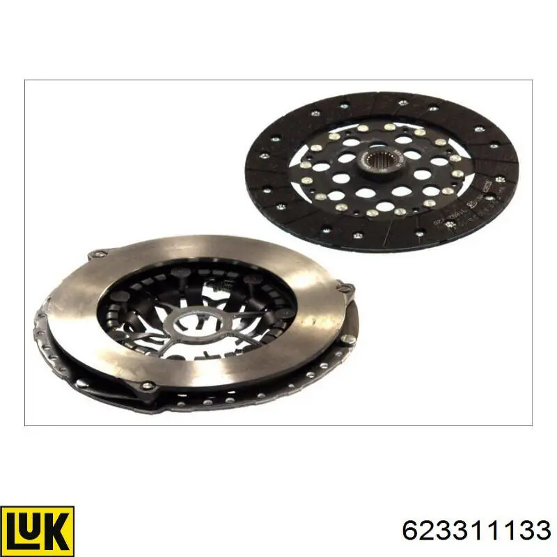 Do koszyka 623311133 LUK Zestaw sprzęgła (3 części)