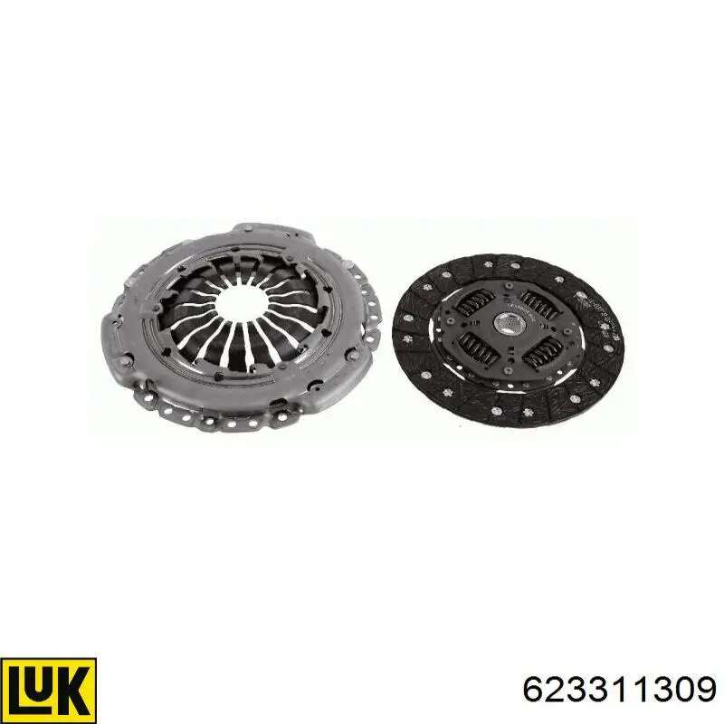 Do koszyka 623311309 LUK Zestaw sprzęgła (3 części)