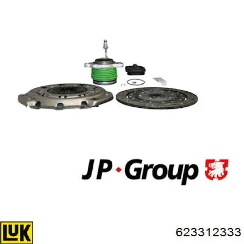 Zestaw sprzęgła (3 części) LUK 623312333 cena, od 216,25 USD