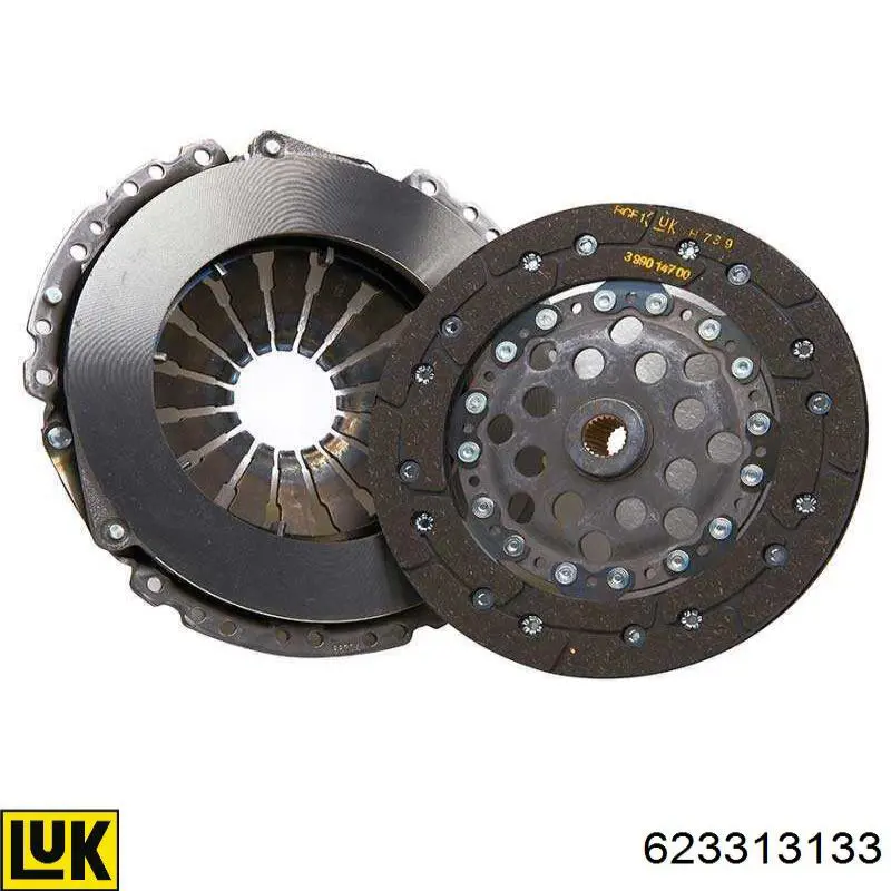Do koszyka 623313133 LUK Zestaw sprzęgła (3 części)