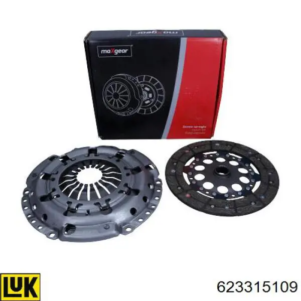 Zestaw sprzęgła (3 części) LUK 623315109 cena, od 176,90 USD