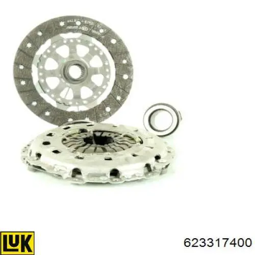 Zestaw sprzęgła (3 części) LUK 623317400 cena, od 263,35 USD