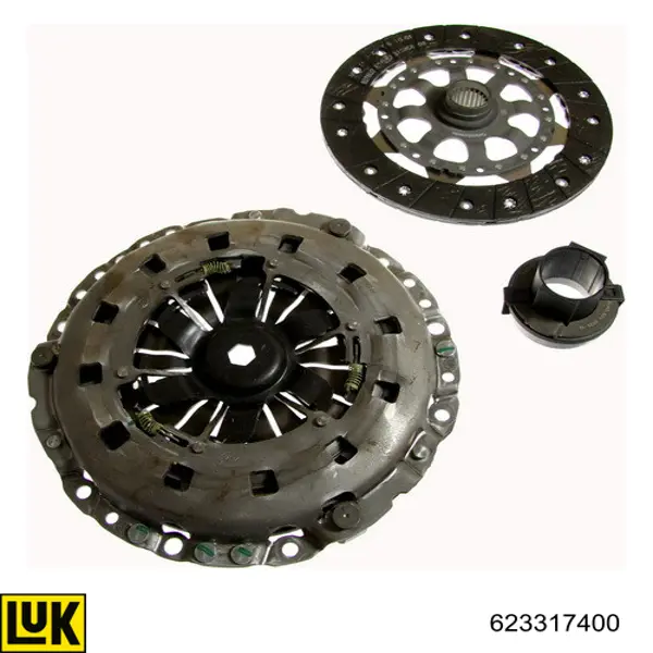 Do koszyka 623317400 LUK Zestaw sprzęgła (3 części)
