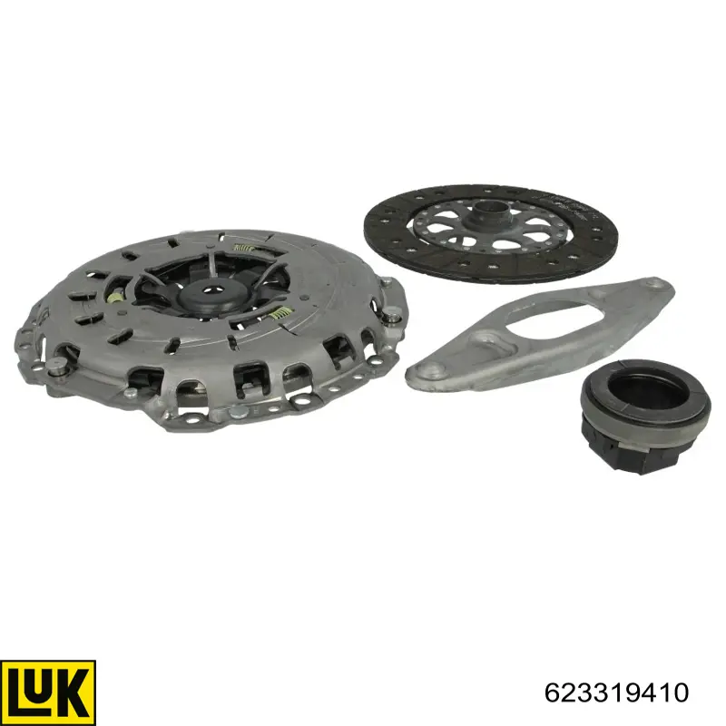 Do koszyka 623319410 LUK Zestaw sprzęgła (3 części)