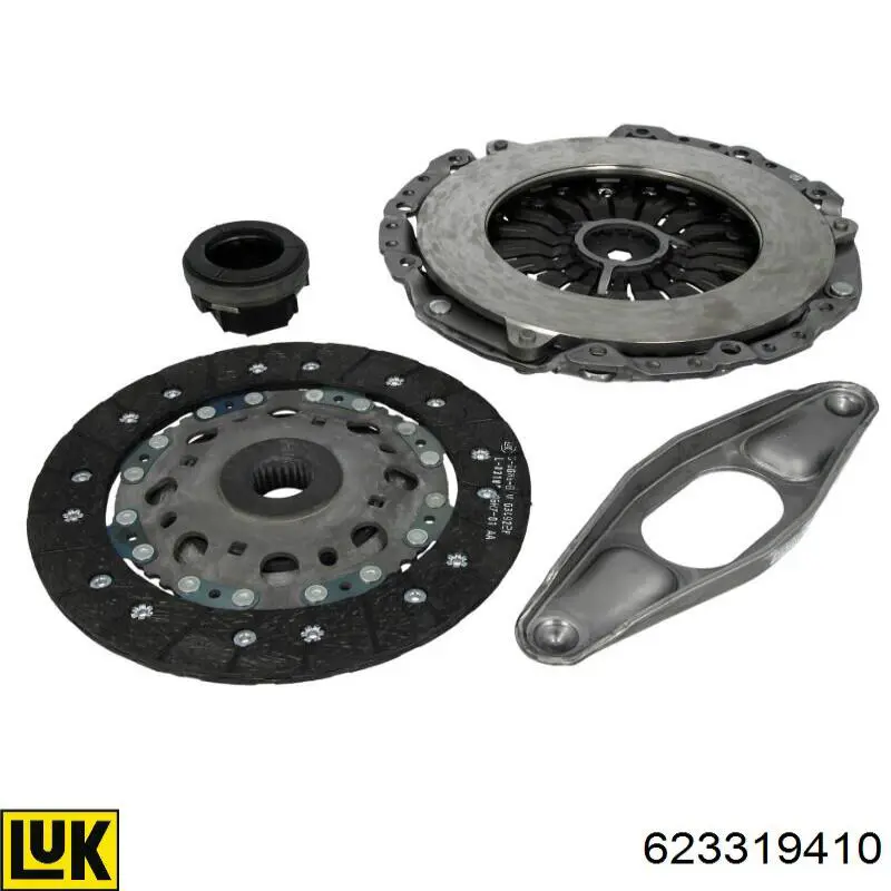 Do koszyka 623319410 LUK Zestaw sprzęgła (3 części)