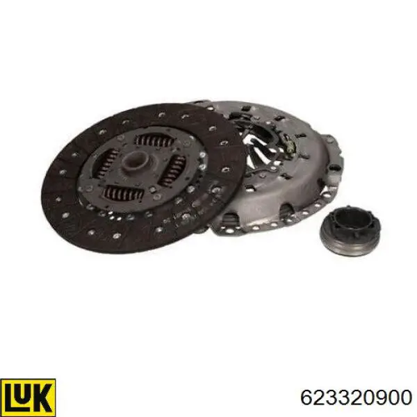 Zestaw sprzęgła (3 części) LUK 623320900 cena, od 147,61 USD