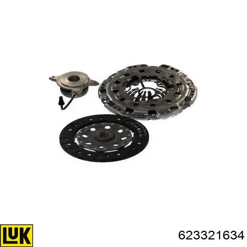 Zestaw sprzęgła (3 części) LUK 623321634 cena, od 563,84 USD