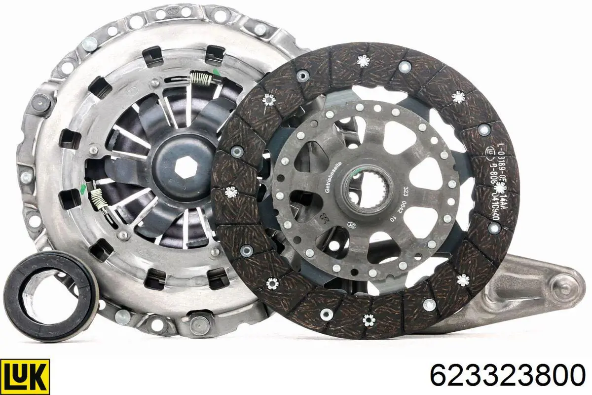 Zestaw sprzęgła (3 części) 623323800 LUK