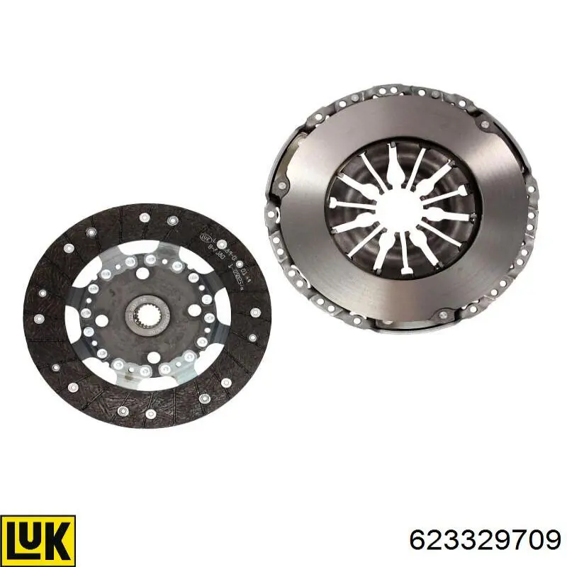 Zestaw sprzęgła (3 części) LUK 623329709 cena, od 154,85 USD