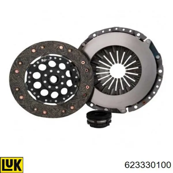 Zestaw sprzęgła (3 części) 623330100 LUK