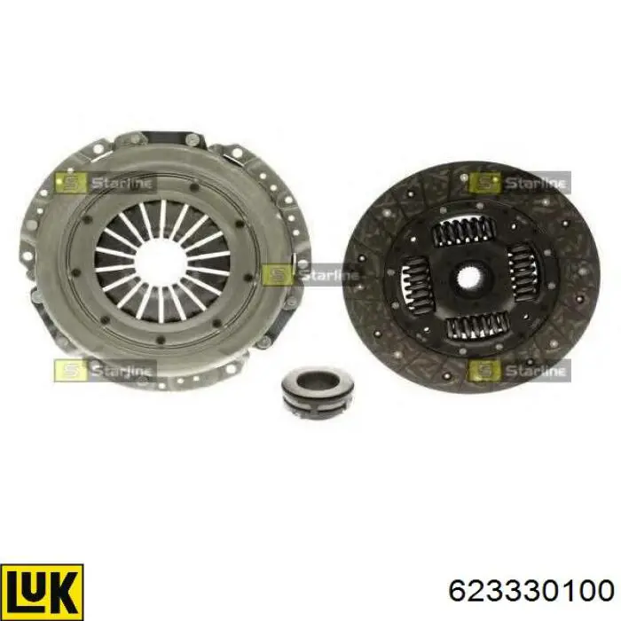 Do koszyka 623330100 LUK Zestaw sprzęgła (3 części)