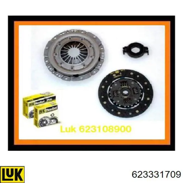 Do koszyka 312100W211 Toyota Zestaw sprzęgła (3 części)