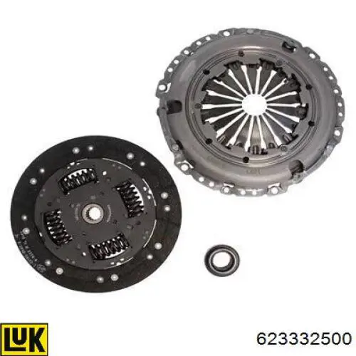 Zestaw sprzęgła (3 części) LUK 623332500 cena, od 186,74 USD