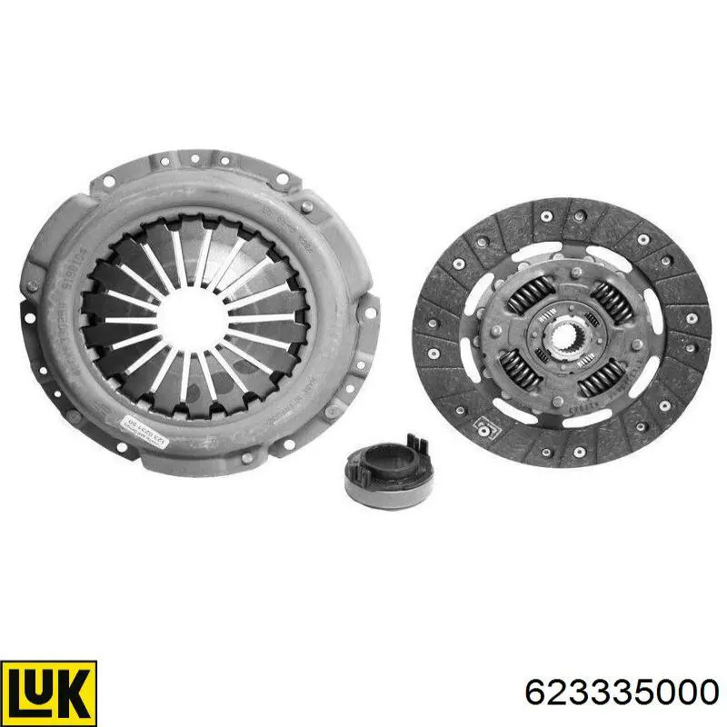 Zestaw sprzęgła (3 części) 623335000 LUK