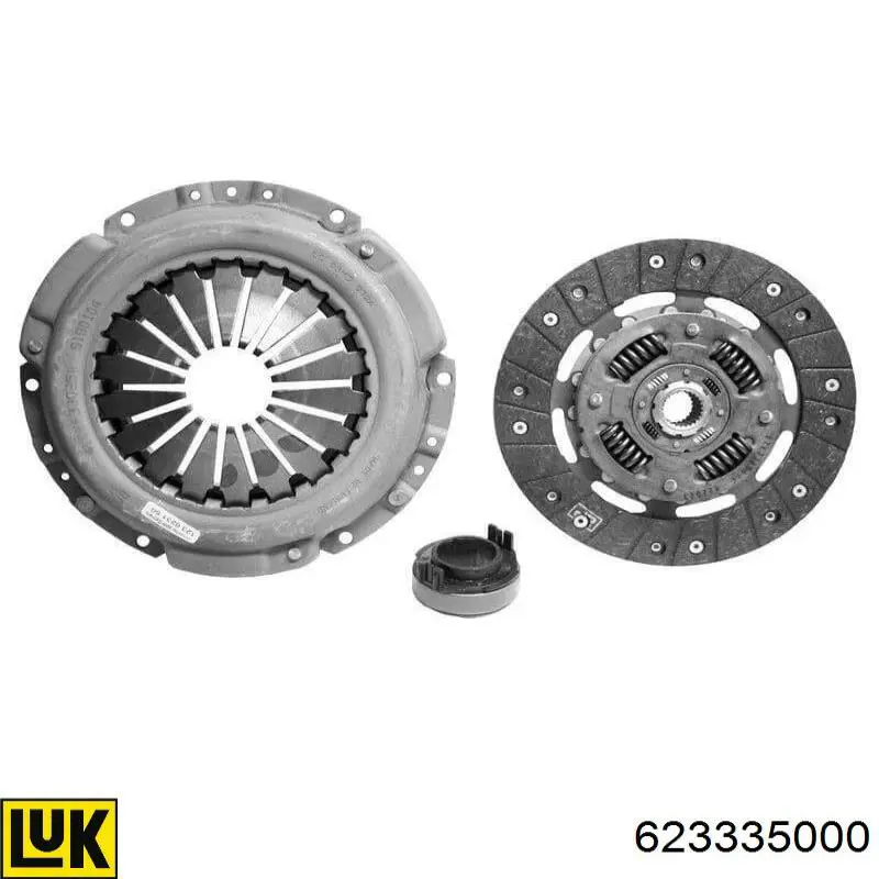 Zestaw sprzęgła (3 części) 623335000 LUK
