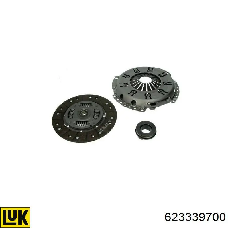 Zestaw sprzęgła (3 części) 623339700 LUK