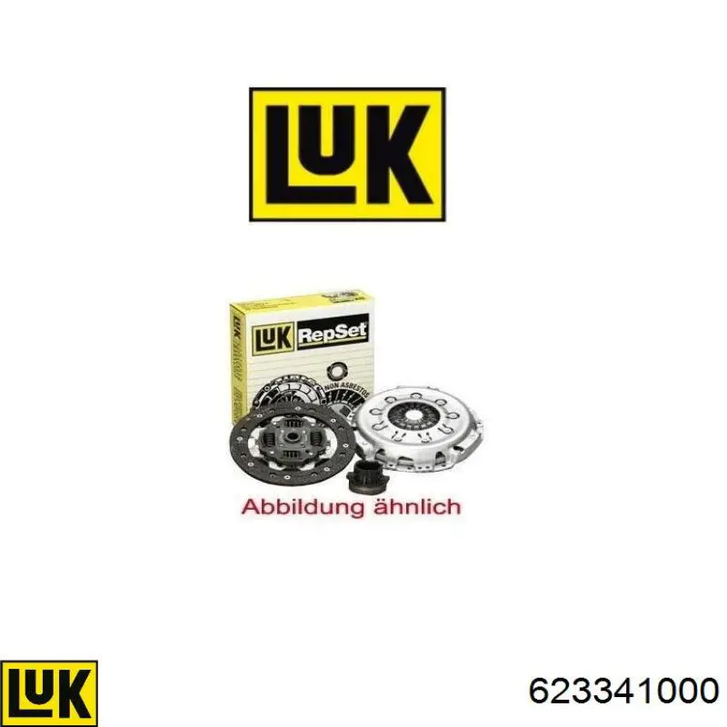 Zestaw sprzęgła (3 części) LUK 623341000 cena, od 380,21 USD