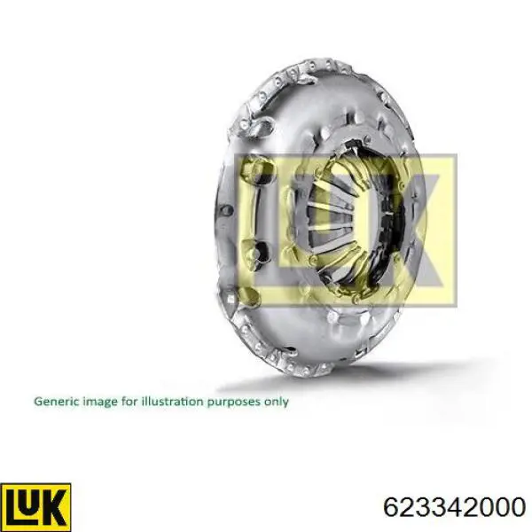 Do koszyka 623342000 LUK Zestaw sprzęgła (3 części)