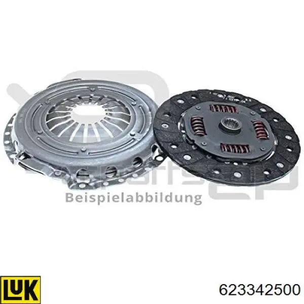 Do koszyka 623342500 LUK Zestaw sprzęgła (3 części)