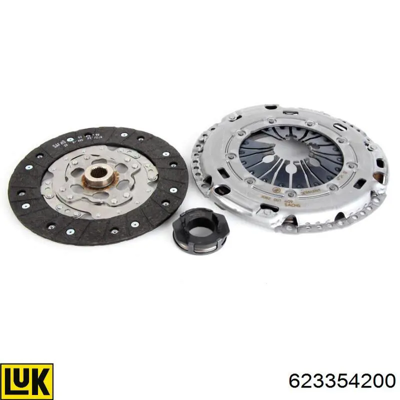 Zestaw sprzęgła (3 części) LUK 623354200 cena, od 147,61 USD