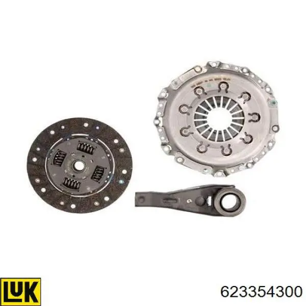 Zestaw sprzęgła (3 części) LUK 623354300 cena, od 232,09 USD
