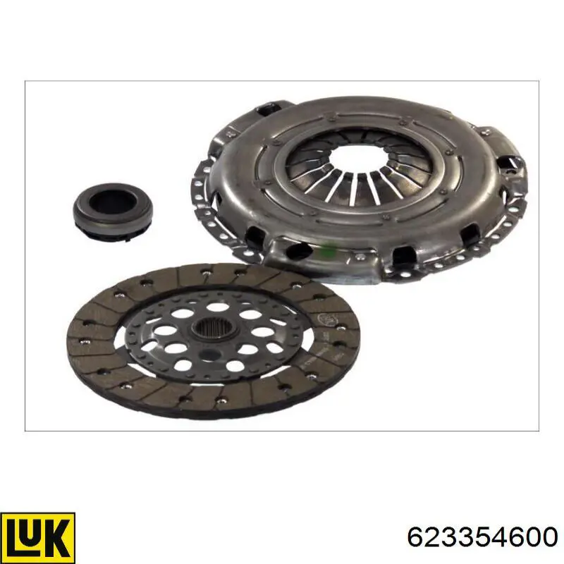 Zestaw sprzęgła (3 części) LUK 623354600 cena, od 212,97 USD