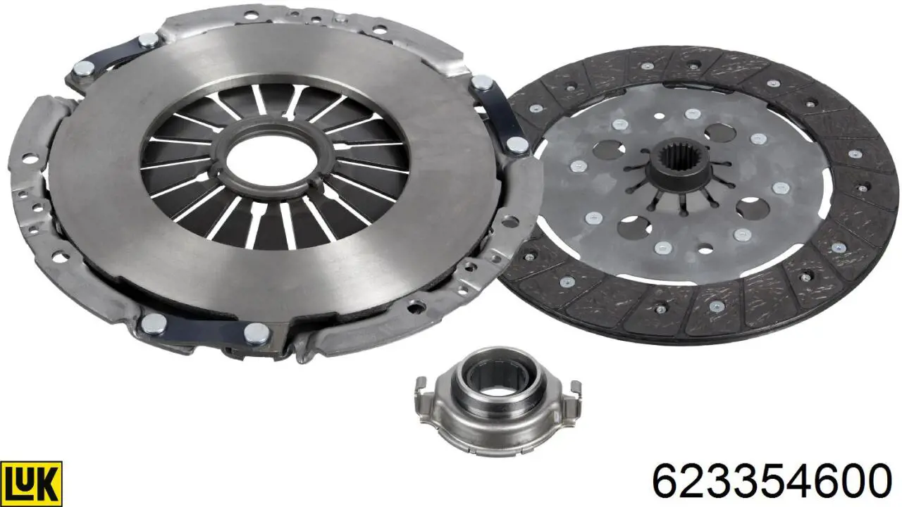 Do koszyka 0060814061 Fiat/Alfa/Lancia Zestaw sprzęgła (3 części)