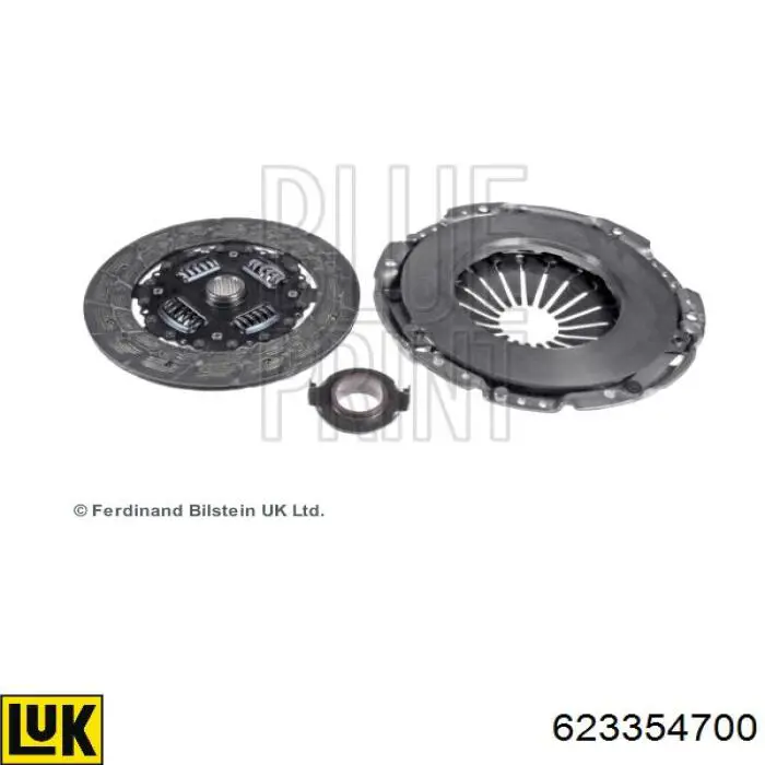 Zestaw sprzęgła (3 części) 623354700 LUK