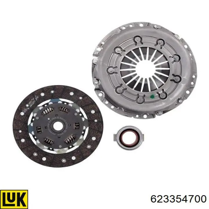 Zestaw sprzęgła (3 części) 623354700 LUK