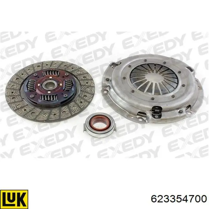Zestaw sprzęgła (3 części) LUK 623354700 cena, od 224,93 USD