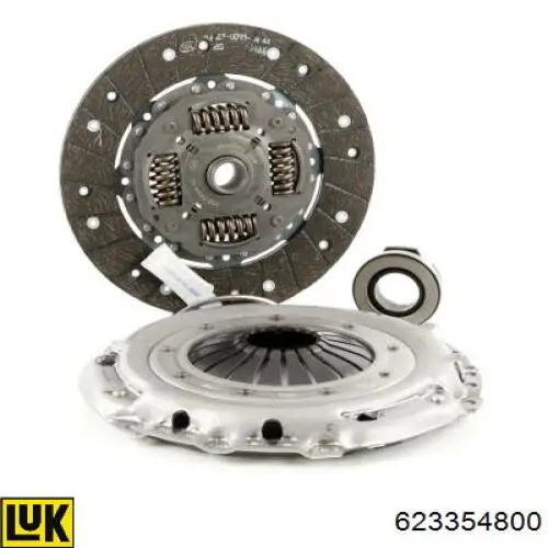Zestaw sprzęgła (3 części) 623354800 LUK