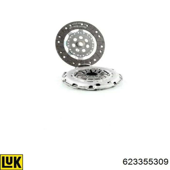Do koszyka 623355309 LUK Zestaw sprzęgła (3 części)
