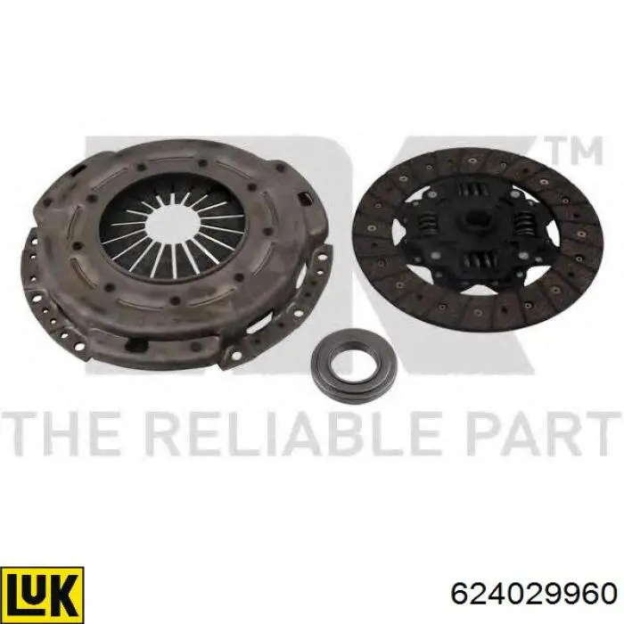 Zestaw sprzęgła (3 części) LUK 624029960 cena, od 90,46 USD