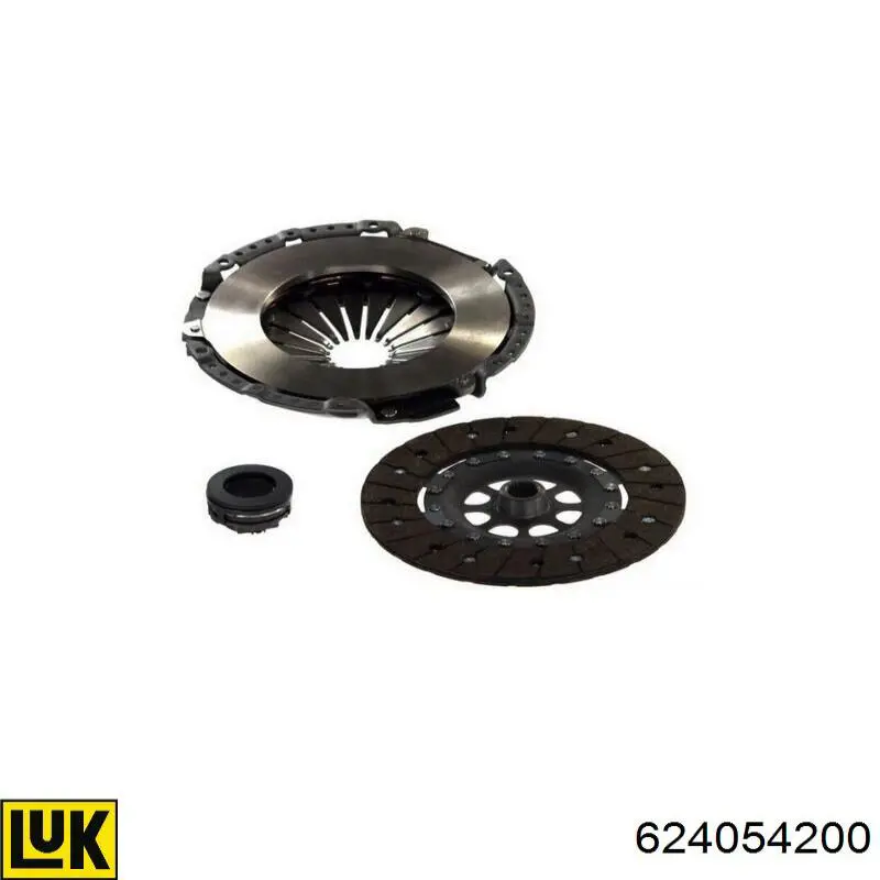 Zestaw sprzęgła (3 części) LUK 624054200 cena, od 213,68 USD
