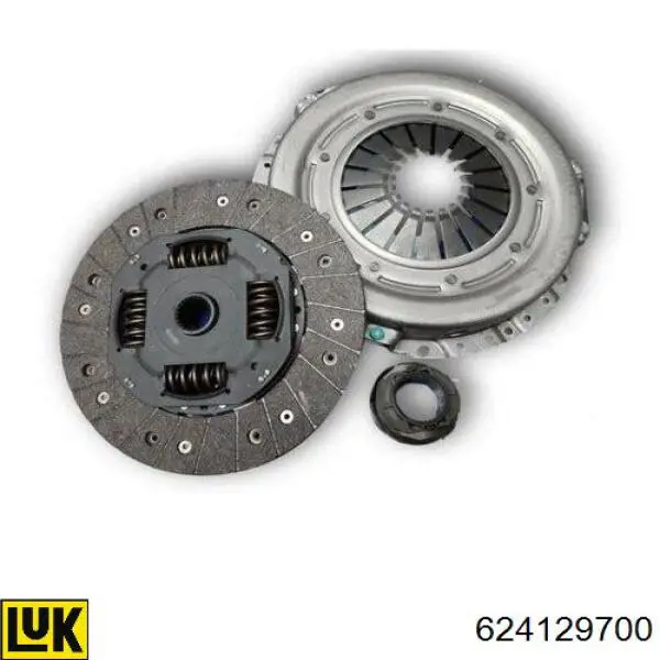 Zestaw sprzęgła (3 części) LUK 624129700 cena, od 132,73 USD