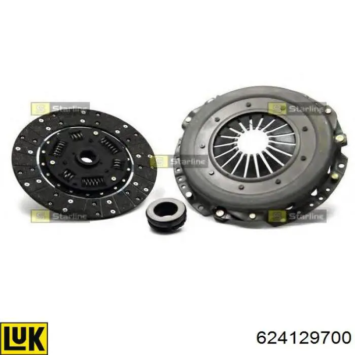 Zestaw sprzęgła (3 części) LUK 624129700 cena, od 132,73 USD