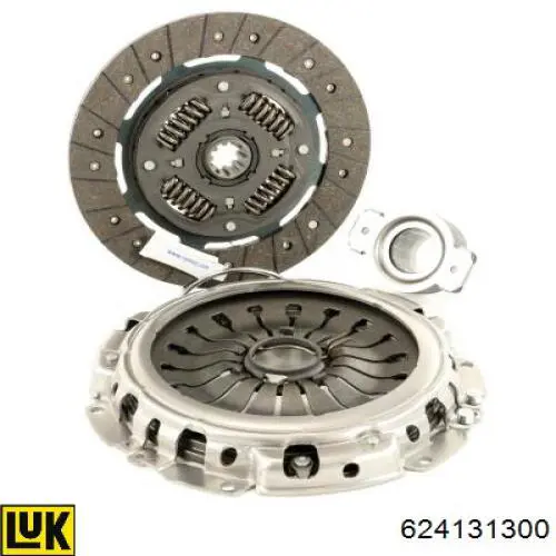 Zestaw sprzęgła (3 części) LUK 624131300 cena, od 171,69 USD