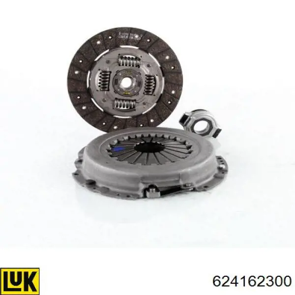Zestaw sprzęgła (3 części) LUK 624162300 cena, od 187,06 USD