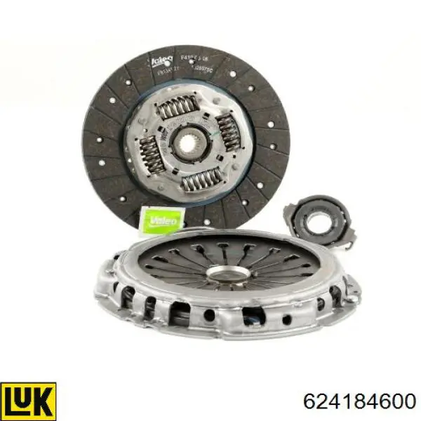 Zestaw sprzęgła (3 części) LUK 624184600 cena, od 201,04 USD