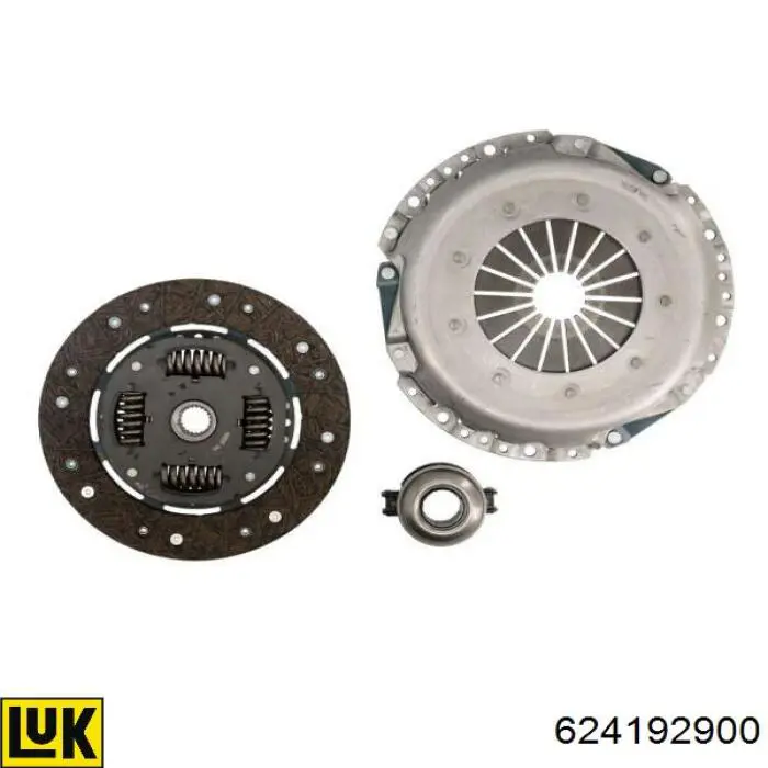 Do koszyka 624192900 LUK Zestaw sprzęgła (3 części)