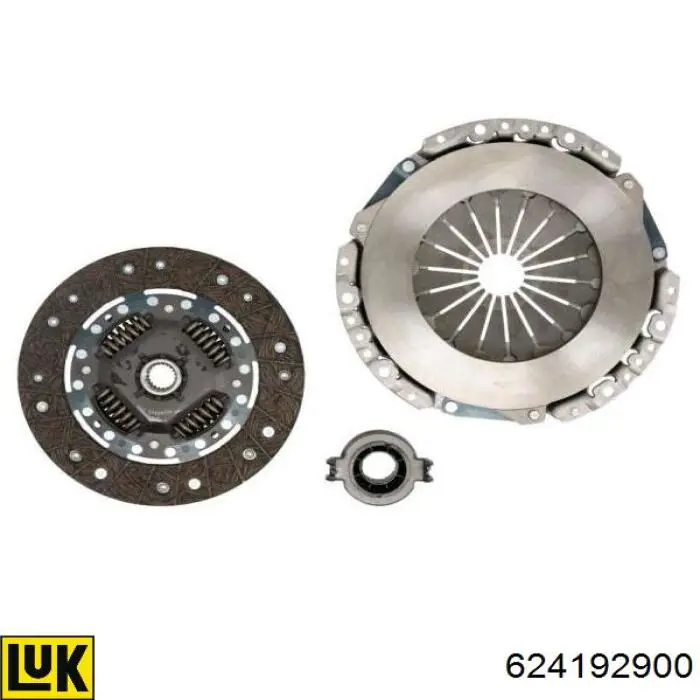 Zestaw sprzęgła (3 części) LUK 624192900 cena, od 175,77 USD