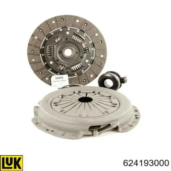 624193000 LUK Zestaw sprzęgła (3 części)