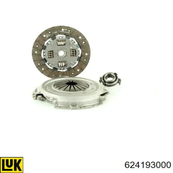 Zestaw sprzęgła (3 części) LUK 624193000 cena, od 163,31 USD