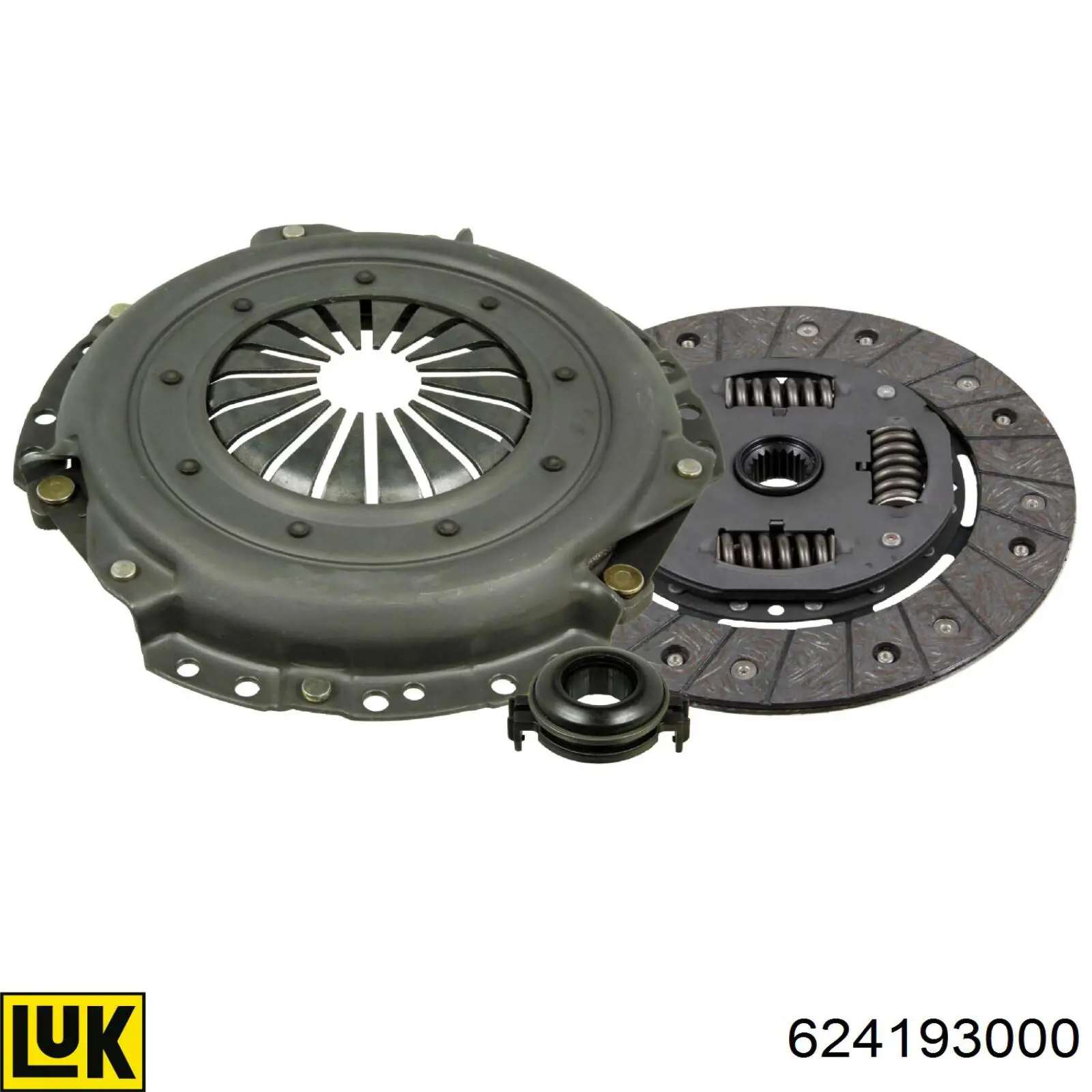 Zestaw sprzęgła (3 części) LUK 624193000 cena, od 163,31 USD