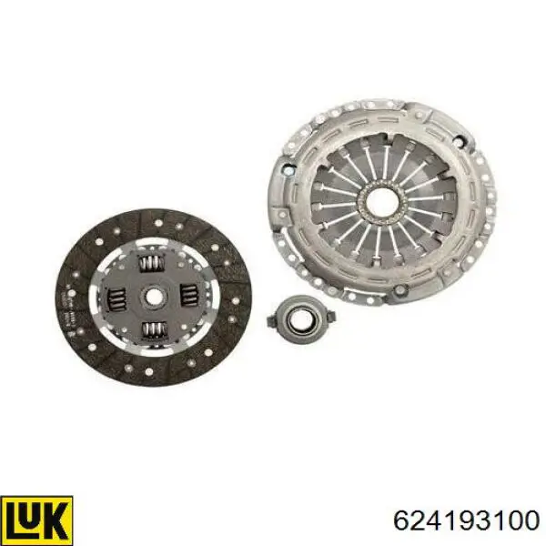 Zestaw sprzęgła (3 części) LUK 624193100