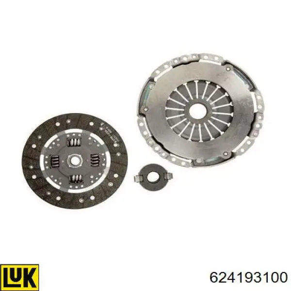 Zestaw sprzęgła (3 części) LUK 624193100 cena, od 227,04 USD